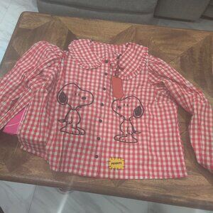 Lazy Oaf Peanuts Top size XXL New
